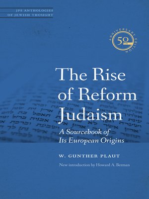 cover image of The Rise of Reform Judaism